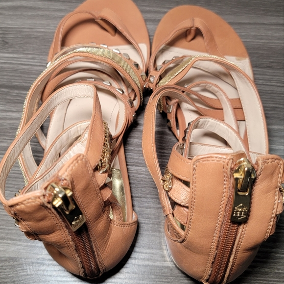 Vince Camuto Havkina Gladiator Thong Sandals size 8 fudge tan brown women's shoe - Picture 8 of 15